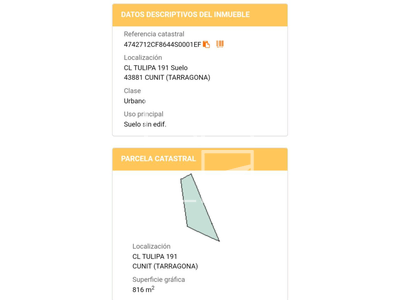 Local en Calle Tulipa    , Cunit Tarragona